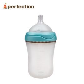 [PERFECTION] Silicone Feeding Bottle, 260ml, Blue_ Feeding Bottle, Baby bottle _ Made in KOREA